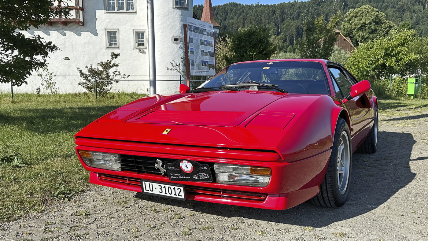 Famo Rallyeschilder Ferrari Historic Club hero