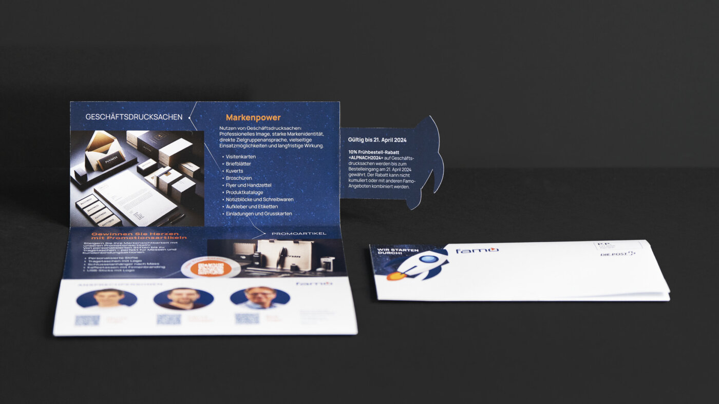 Famo Druckverfahren direct mailing famo